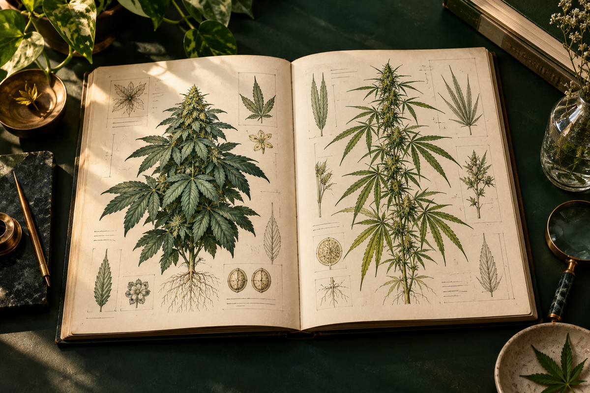 Stoner's Digest editorial illustration for indica
