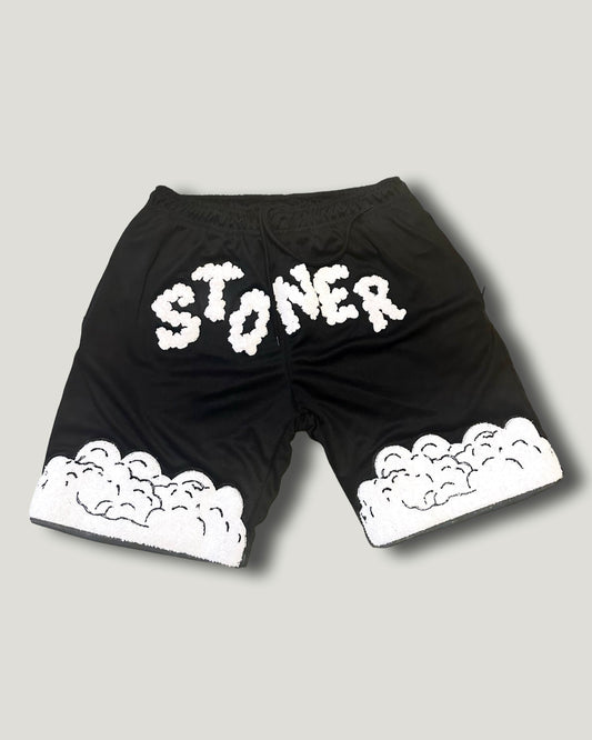 STONER Chenille Shorts - Black