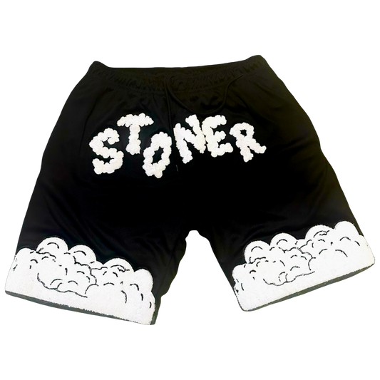 STONER Chenille Shorts - Black